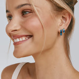 FAIRLEY - Blue Ombre Midi Hoops
