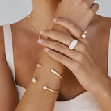FAIRLEY - Pearl Bar Ring