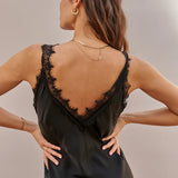 CHARLI - Solange Slip Dress - Black