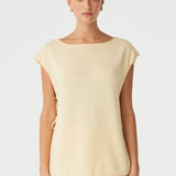 ARCAA - Poppy Tie Side Top - Butter