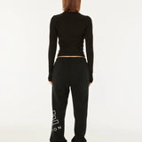 P.E NATION - Free Play 2.0 Long Sleeve Rib Tee - Black