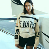 P.E NATION - Westbrook Sweat - Pearled Ivory