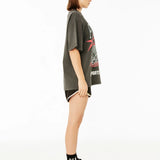 P.E NATION - Brake Check SS Oversized Tee - Dark Shadow