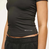 P.E NATION - Foundation Short Sleeve Tee - Asphalt