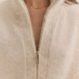 WORLD OF NOMADS - Felix Zip Cardigan - Oatmeal