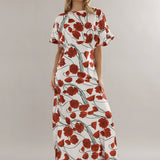 CAITLIN CRISP - Florence Gown - Poppy