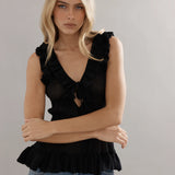 CAITLIN CRISP - Darwin Tank - Black