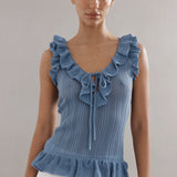 CAITLIN CRISP - Darwin Tank - Blue