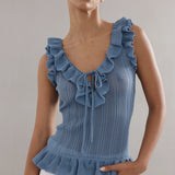 CAITLIN CRISP - Darwin Tank - Blue