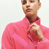 P.E NATION - Shelter Sherpa Jacket - Cosmo Pink