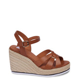 KATHRYN WILSON - Griselda Wedge - Tan Calf