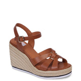 KATHRYN WILSON - Griselda Wedge - Tan Calf