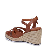 KATHRYN WILSON - Griselda Wedge - Tan Calf