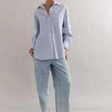 CAITLIN CRISP - Vienna Shirt - Blue Gingham