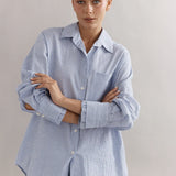 CAITLIN CRISP - Vienna Shirt - Blue Gingham