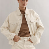 CAITLIN CRISP - Dolly Corduroy Jacket - Cream