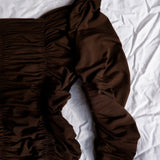 DOMINIQUE HEALY - Jolene Longsleeve Tee - Espresso