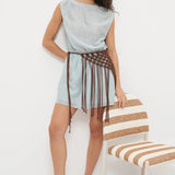 MON RENN - Illume Mini Dress - Freshwater Blue