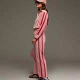 ARAMINTA JAMES - Mara Velour Pant - Blush