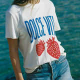 AUGUSTE - Sweet Life Classic Tee - White