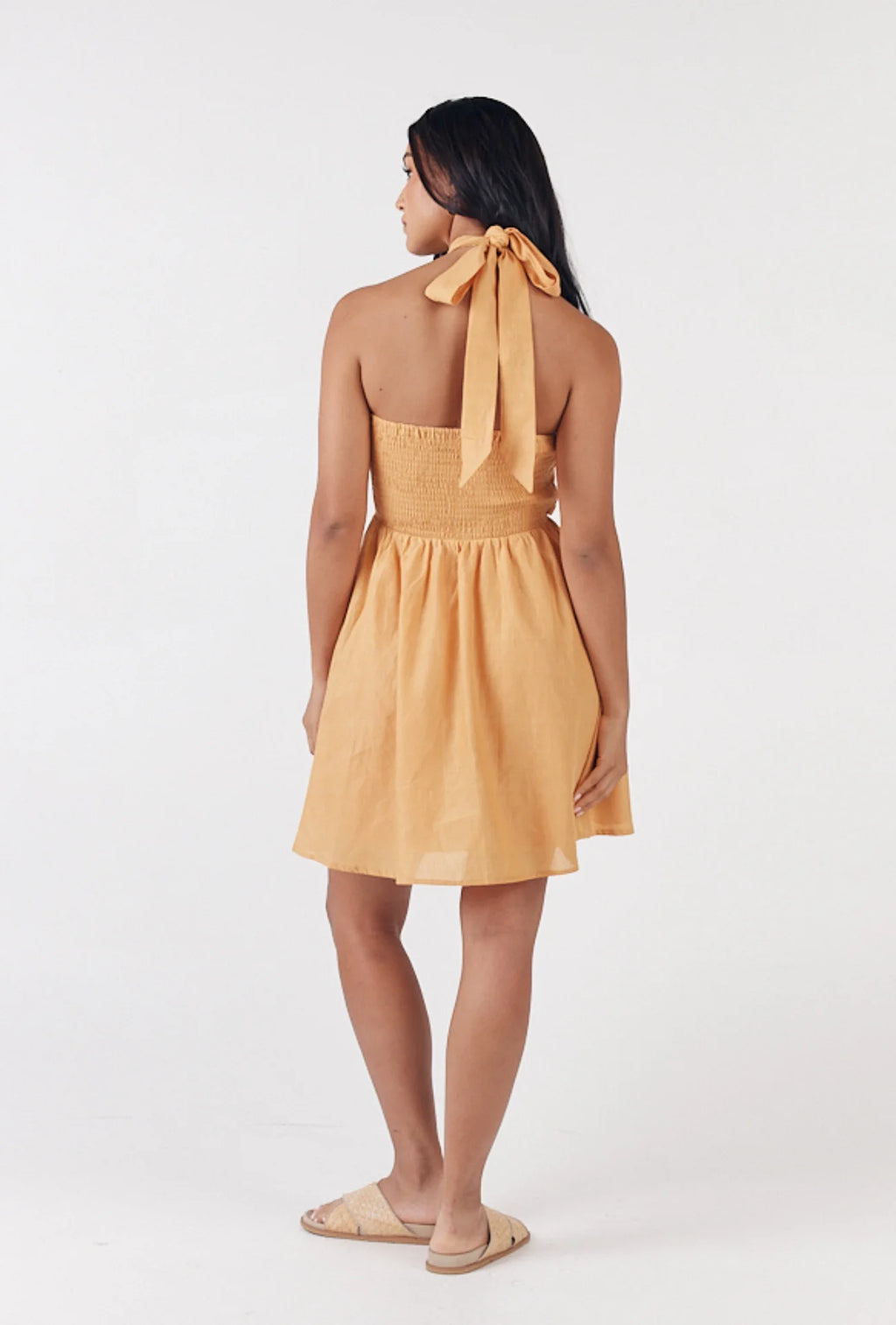 Girl and the Sun - Tahiti Mini Dress - Apricot