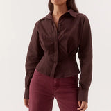 SOVERE / - Marlowe Shirt - Espresso