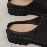 COMMONPLACE  ESSENTIALS - Commonplace x Mckinlays  Anderson slip on - Brown