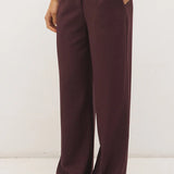 MON RENN - Elira Scarf Pant - Bitter Chocolate