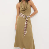 MON RENN - Essence Dress - Khaki