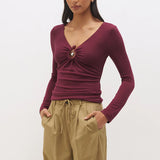 MON RENN - Lova Top - Cherry