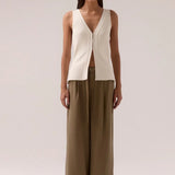 SOVERE / - Sentiment Knit Top - Chalk