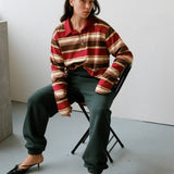 COMMONPLACE ESSENTIALS - Nev Vintage Polo - Maroon