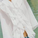 AUGUSTE - Aster Blouse - White
