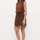 MON RENN - Illume Mini Dress - Nutmeg