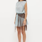 MON RENN - Illume Mini Dress - Freshwater Blue