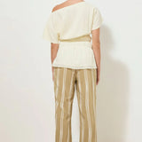 MON RENN / - Lotus Top - Cream