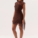 SOVERE / - Blyth Mini Dress - Choc