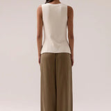 SOVERE / - Sentiment Knit Top - Chalk