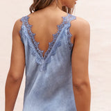 CHARLI - Solange Slip Dress - Washed Blue