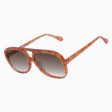 VALLEY EYEWEAR - Bang Bang - Tiger Tort w. Gold Metal / Brown Gradient Lens