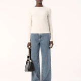 ELKA COLLECTIVE - Nola L.S Top - White Marle