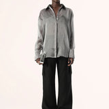 ELKA COLLECTIVE - Amari Shirt - Gunmetal