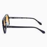 VALLEY EYEWEAR - Bang Bang - Gloss Black w. Gold Metal / Orange Gradient Lens