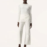 Elka Collective - Nadia Knit Top - White