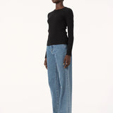 ELKA COLLECTIVE  - Nola L.S Top - Black