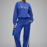 ARAMINTA JAMES - Grazie Sweatshirt - Ultramarine