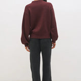 MON RENN - Rowie Knit Jumper - Deep Plum