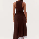 SOVERE / - Harlow Dress - Choc / Sky