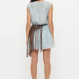 MON RENN - Illume Mini Dress - Freshwater Blue