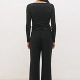 MON RENN - Willow Top - Black